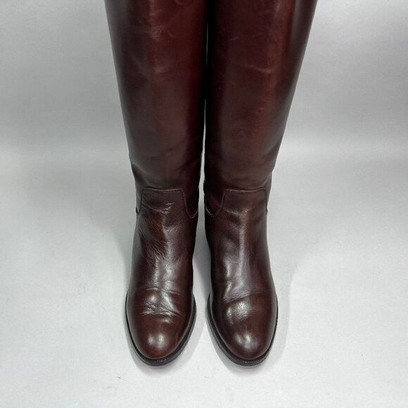 Cole Haan Women's Size 6 Arlington Brown Leather Riding Boots - Picture 4 of 12